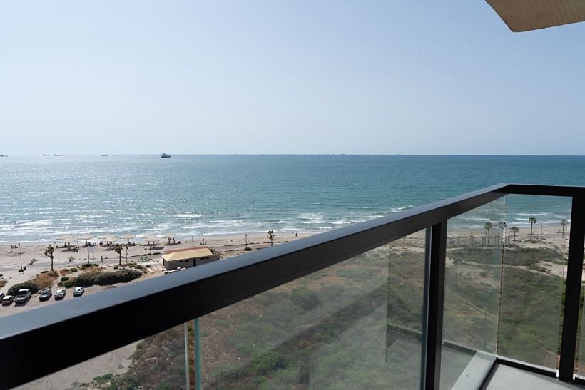 נוף לחוף מהמרפסת